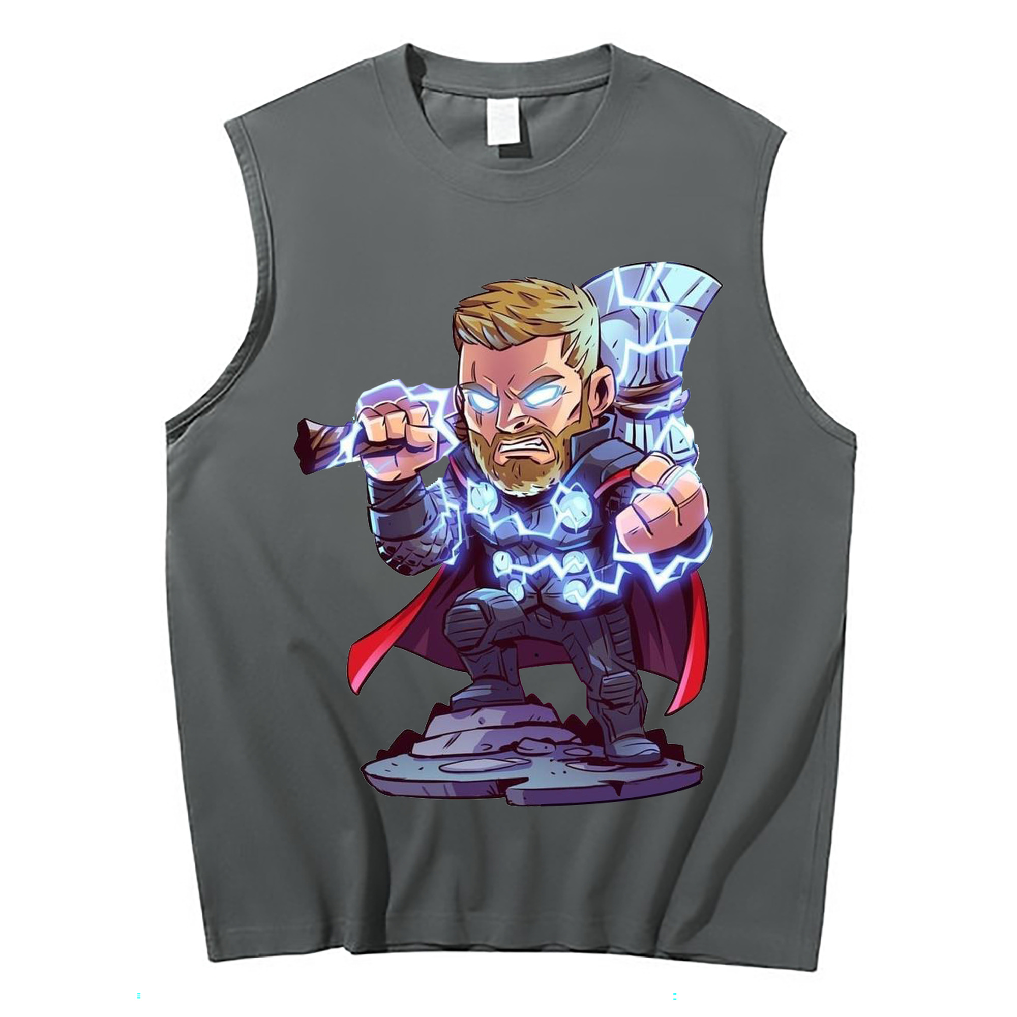 （画像用） アベンジャーズ The Avengers コットン100％タンクトップ（フロントプリント）